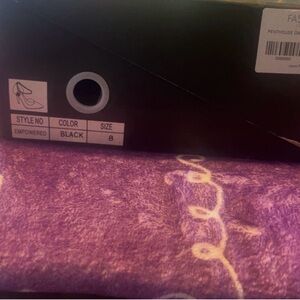 Empowered Black Heels - Size 8